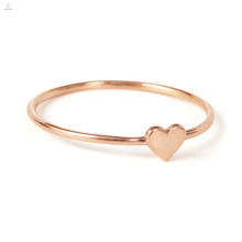 Custom Letter Initial Midi Heart Shaped Rings Designs Heart Ring For Girls